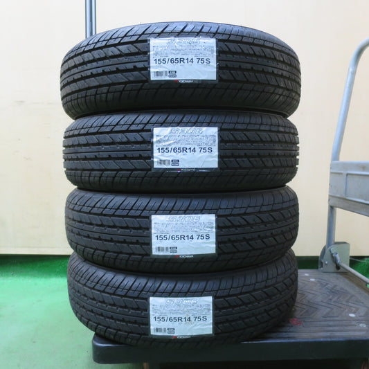 未使用！24年★155/65R14 ヨコハマ S306 タイヤ 14インチ スペーシア タント N-BOX ワゴンR 等★5071001イノタ