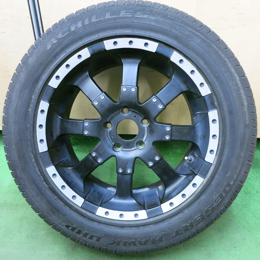 未使用！1本★ジープ 等 ULTRA MOTOR SPORTS 223B ゴライアス 275/55R20 アキレス デザート ホーク UHP ウルトラモータースポーツ PCD127/5H★5050901ナノ