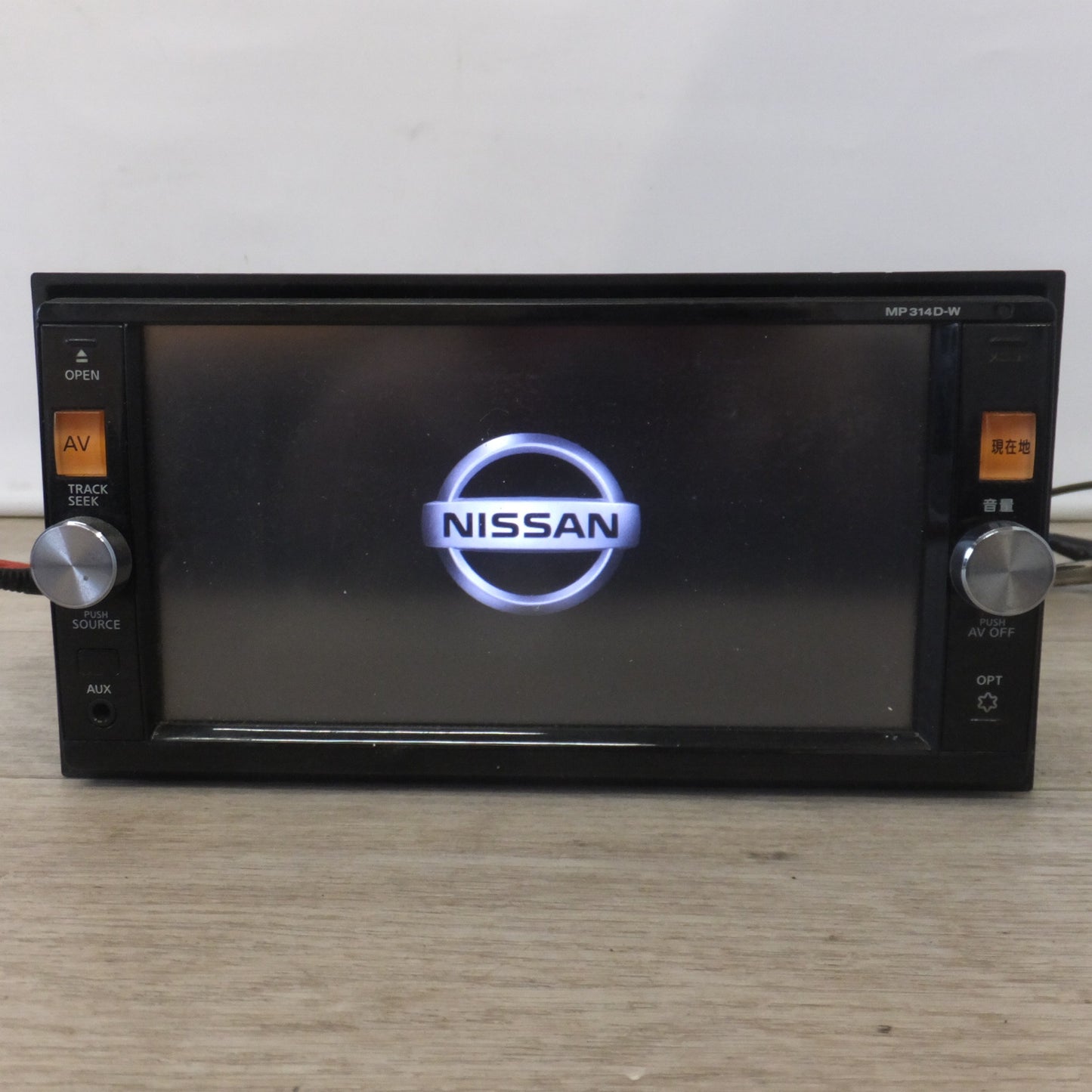 [送料無料] 現状品★パイオニア製 日産 純正 オリジナルナビゲーションシステム MP314D-W B8260-7990W(47)★