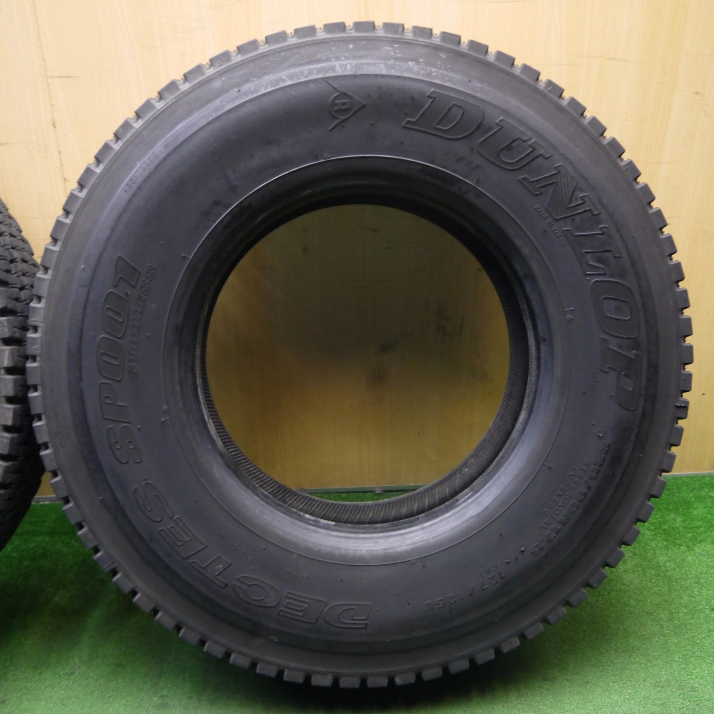 2本価格★トラック タイヤ 225/90R17.5 127/125L スタッドレス ダンロップ デクテス SP001 17.5インチ★5061202KKスタ