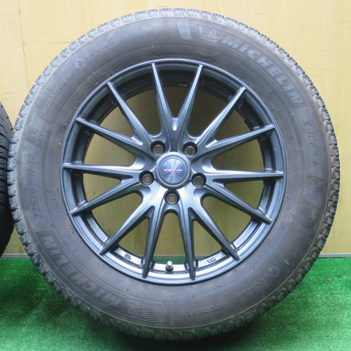 4本価格★スタッドレス 225/65R17 ミシュラン X-ICE3+ VELVA SPORTZ ヴェルヴァ 17インチ PCD114.3/5H★5111002NJス