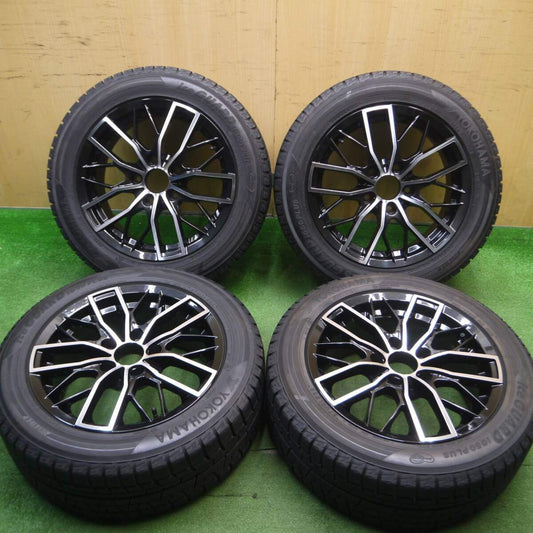 バリ溝！キレイ！9分★BMW 等 EUROBAHN SPORTECHNIC 205/55R16 スタッドレス ヨコハマ アイスガード iG50 プラス 16インチ ユーロバーン PCD120/5H★5030412Hス