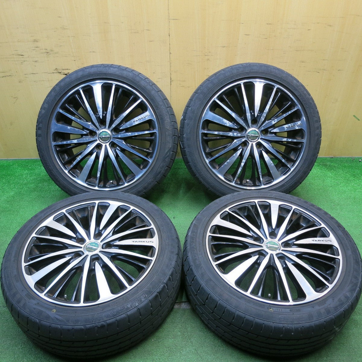 バリ溝！8.5分★632 LOXARNY TARKUS BADX 205/50R17 ダンロップ エナセーブ RV504 ロクサーニ タルカス 17インチ PCD114.3/5H★5050701AKノ