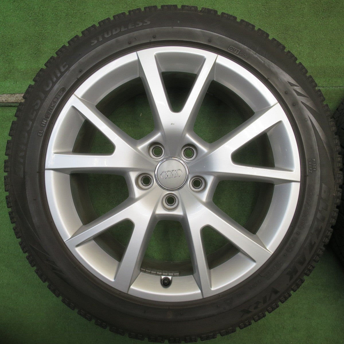 キレイ◎アウディ A6 4G 純正 225/50R18 スタッドレス ブリヂストン ブリザック VRX 18インチ PCD112/5H◎6061705NJス