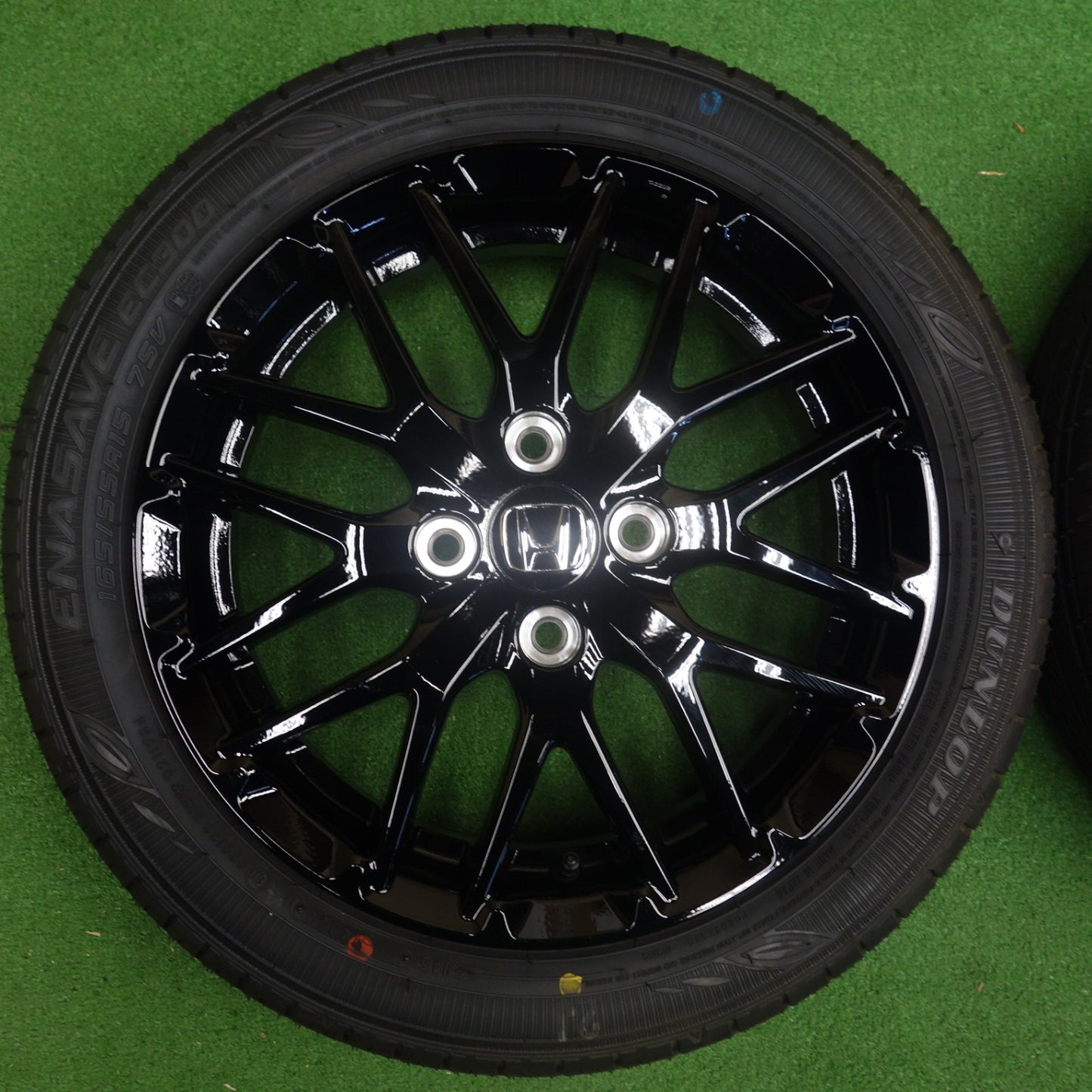 新車外し！24年★ホンダ N-ONE RS 純正 165/55R15 ダンロップ エナセーブ EC300 15インチ Nワン PCD100/4H★6042301KTノ
