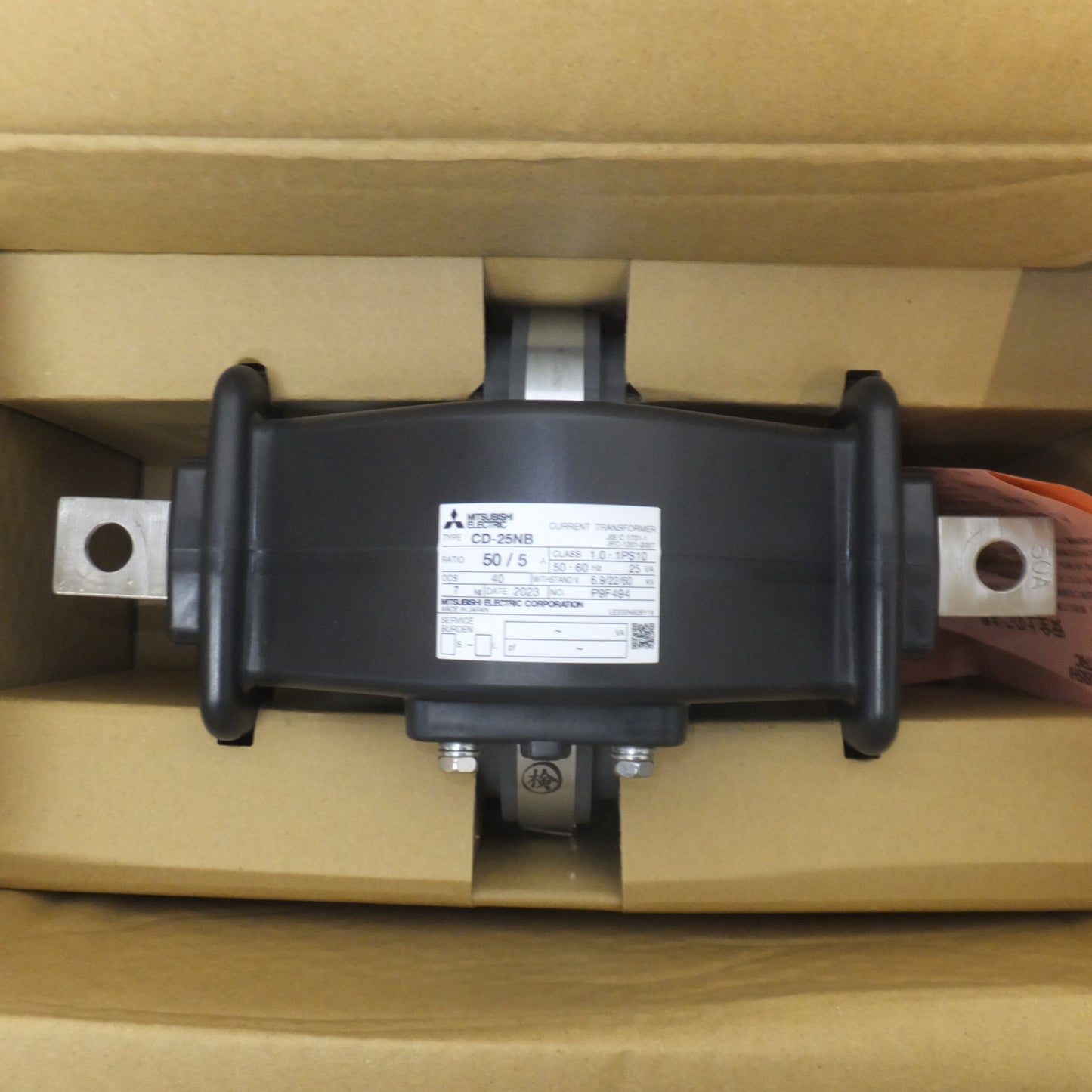 ●複数在庫有●[送料無料] 未使用★三菱電機 MITSUBISHI 計器用変成器 変流器 電力管理用計器 CD-25NB　RATIO 50/5A★