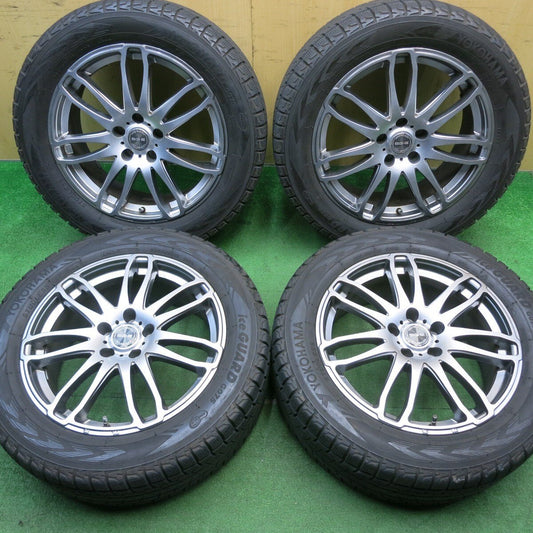 キレイ★スタッドレス 235/55R18 ヨコハマ アイスガード G075 SG-E 18インチ PCD114.3/5H★5033002NJス