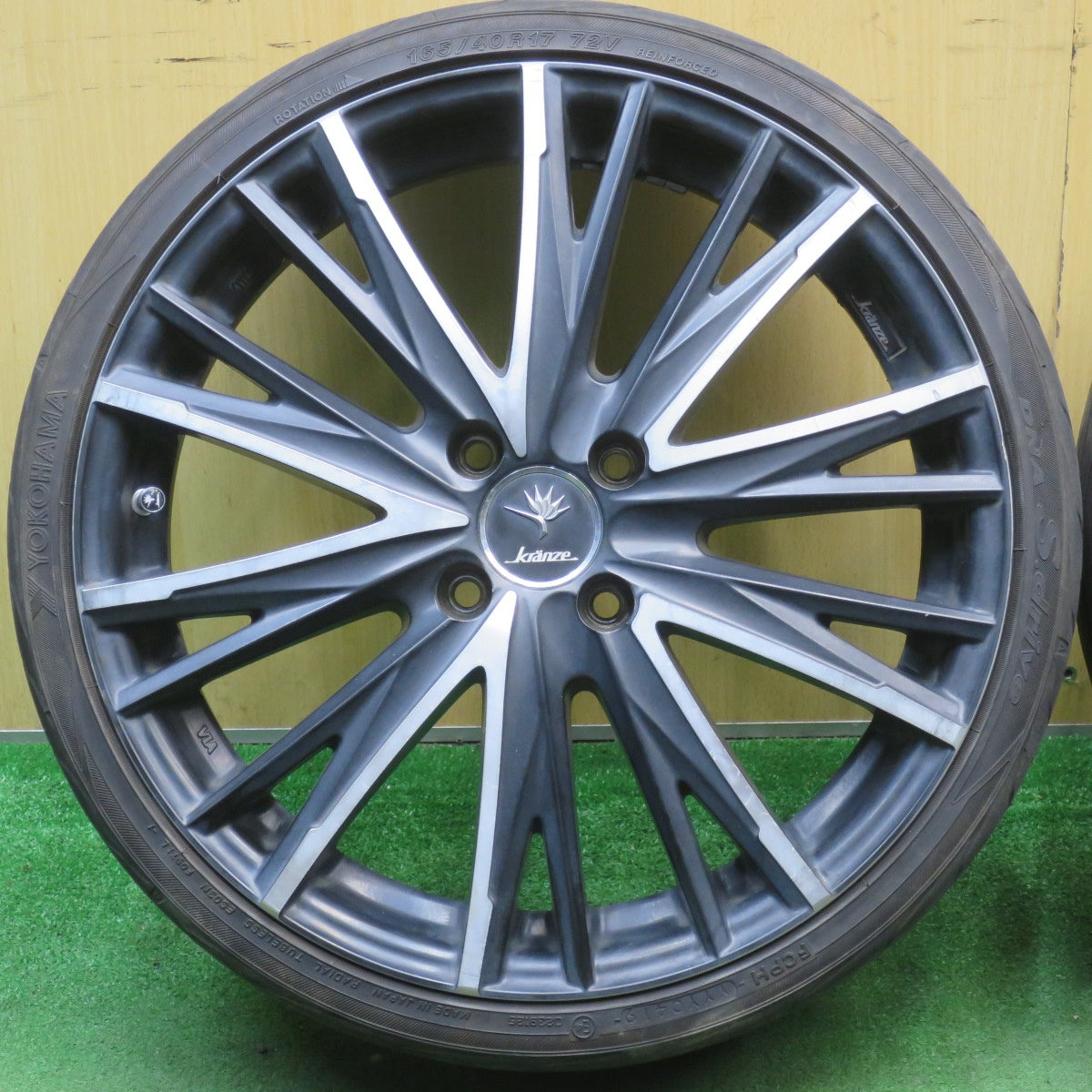 4本価格★Kranze Elaborar 331EVO 165/40R17 ヨコハマ DNA S.drive クレンツェ エルアボラ 331 エボ 軽サイズ PCD100/4H★5100202NJノ