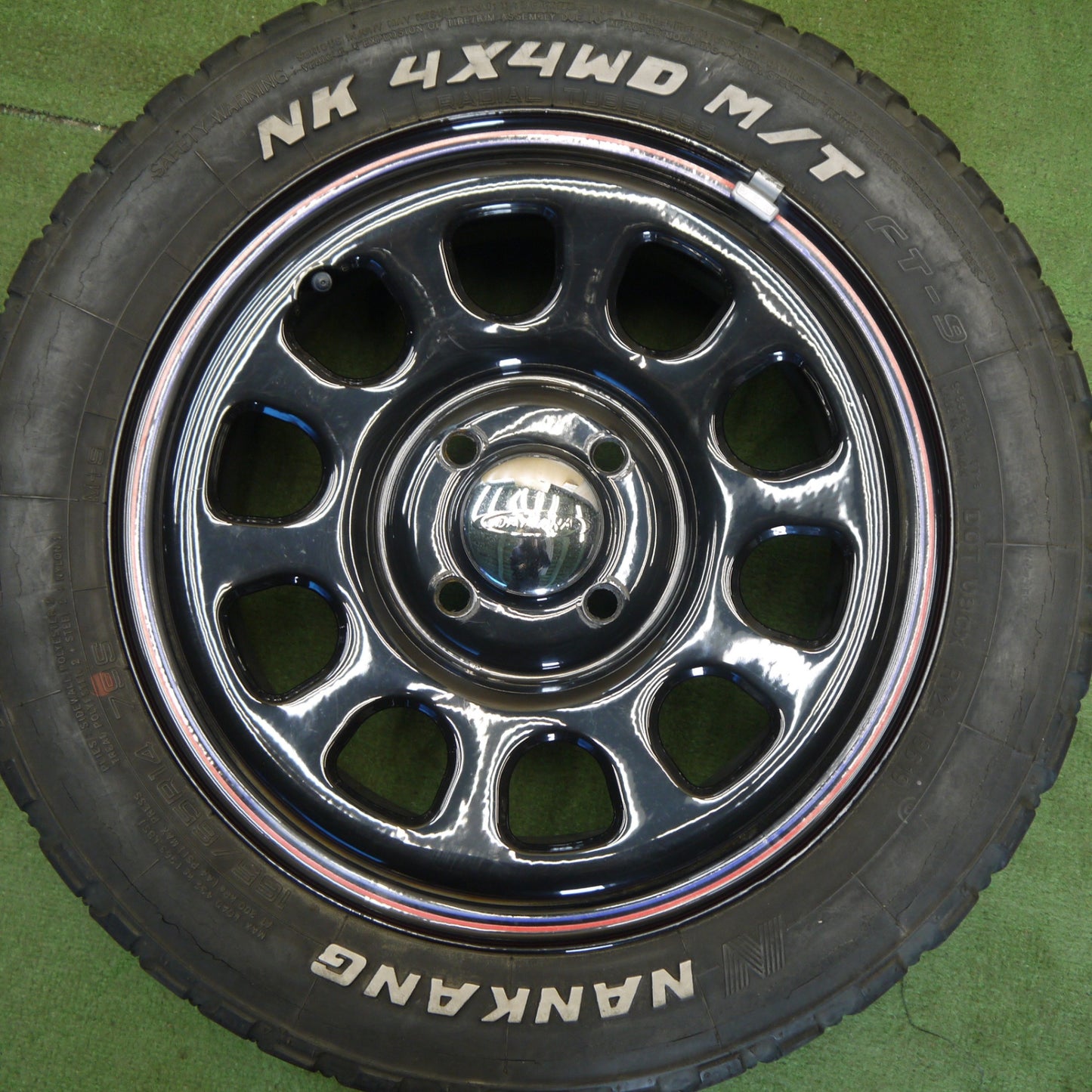 キレイ★165/65R14 ナンカン NK 4X4WD M/T FT-9 DAYTONA デイトナ スチール 14インチ PCD100/4H★6060905Hノ