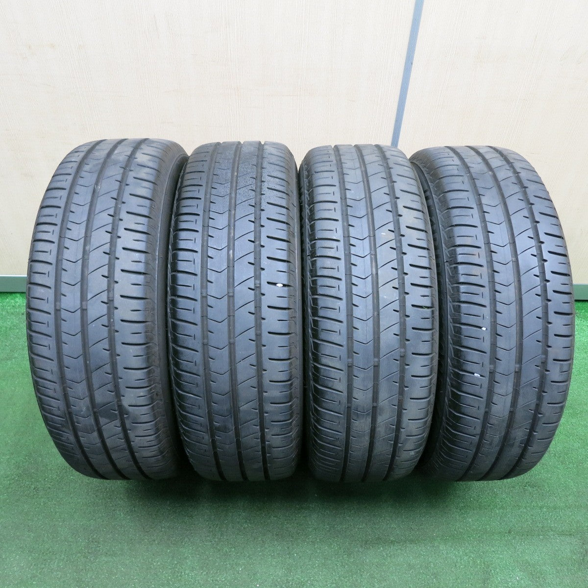 *送料無料* バリ溝！21年！9.5分★ホンダ RK5 ステップワゴン スパーダ 純正 205/60R16 ブリヂストン エコピア NH100RV PCD114.3/5H★4040603TNノ