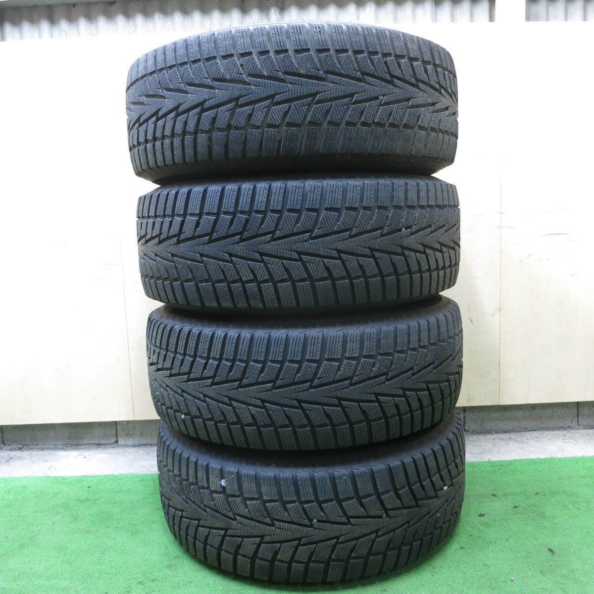 バリ溝！22年！キレイ！9.5分★スタッドレス MX MAD CROSS 265/65R17 ハンコック ウインター アイセプト X マッドクロス 17インチ PCD139.7/6H★5062502ナス