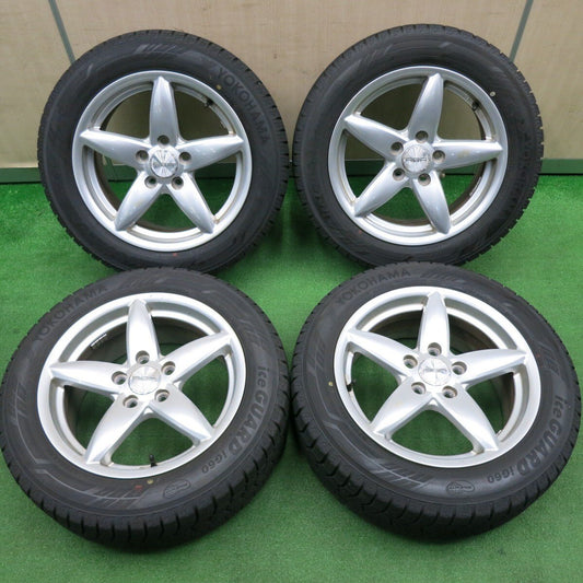 バリ溝！21年！9.5分★ワーゲン等 AGA TARGA 205/55R16 スタッドレス ヨコハマ アイスガード iG60 16インチ PCD112/5H★4112707TNス