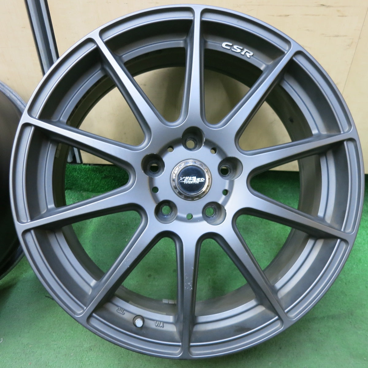 4本価格★X CROSS SPEED PREMIUM クロススピード プレミアム 18インチ ホイール 18×7J PCD114.3/5H★5051310SYホ