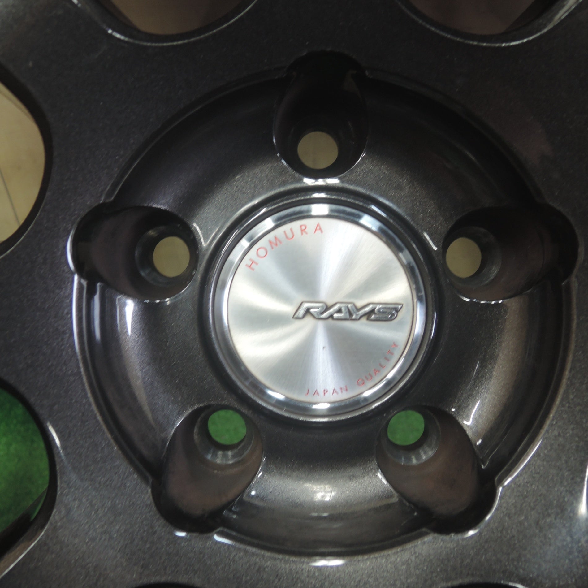 送料無料* バリ溝！22年！9.5分☆ベンツ等 RAYS HOMURA 2×8 GTS 255