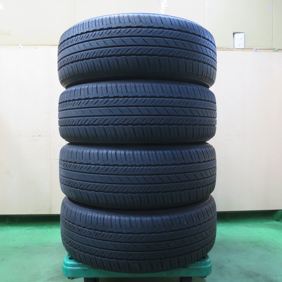 キレイ★スバル SJ系 フォレスター 純正 225/55R18 ブリヂストン デューラー H/L 400 18インチ PCD100/5H★5040802イノ
