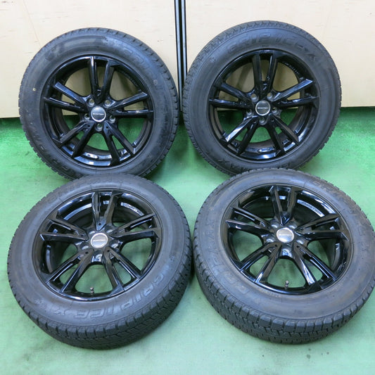 バリ溝！22年！9分★プジョー 308 等 EUROTECH GAYA SOLI 205/60R16 スタッドレス グリップマックス GRIP ICE X ユーロテック ガヤ ソリ PCD108/5H★5082605SKス
