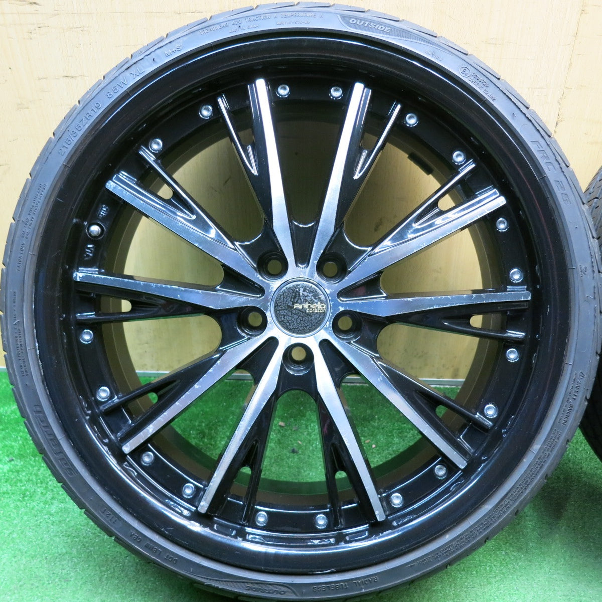 4本価格！22年★プリウス 86 BRZ 等 Anhelo Corazon シャルマン 215/35R19 ネオリン NeoSport セイフリッチ FRC 26 アネーロコラソン 19インチ PCD100/5H★6050306HAノ