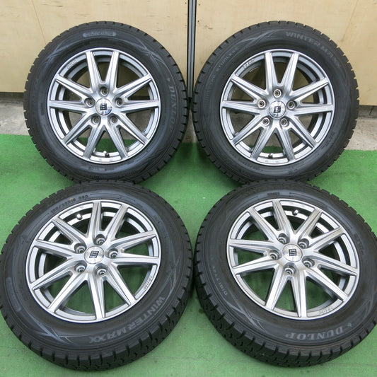 バリ溝！キレイ！9.5分★スタッドレス 185/65R15 ダンロップ ウインターマックス WM01 SEIN ザイン 15インチ PCD114.3/5H★5050101TTス