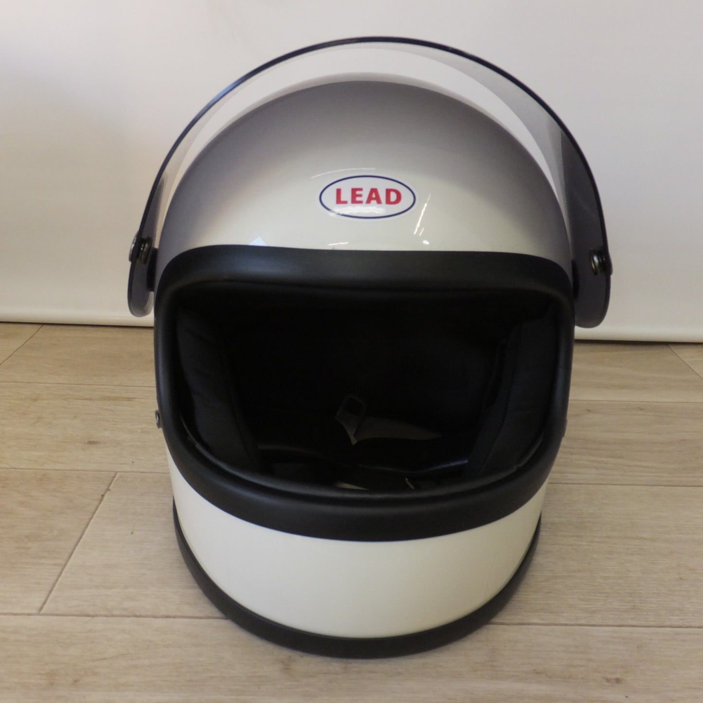 [送料無料] キレイ★リード LEAD フルフェイスヘルメット RX200R ホワイト　サイズ フリー 57～60cm未満　自動二輪車用 乗車用ヘルメット★