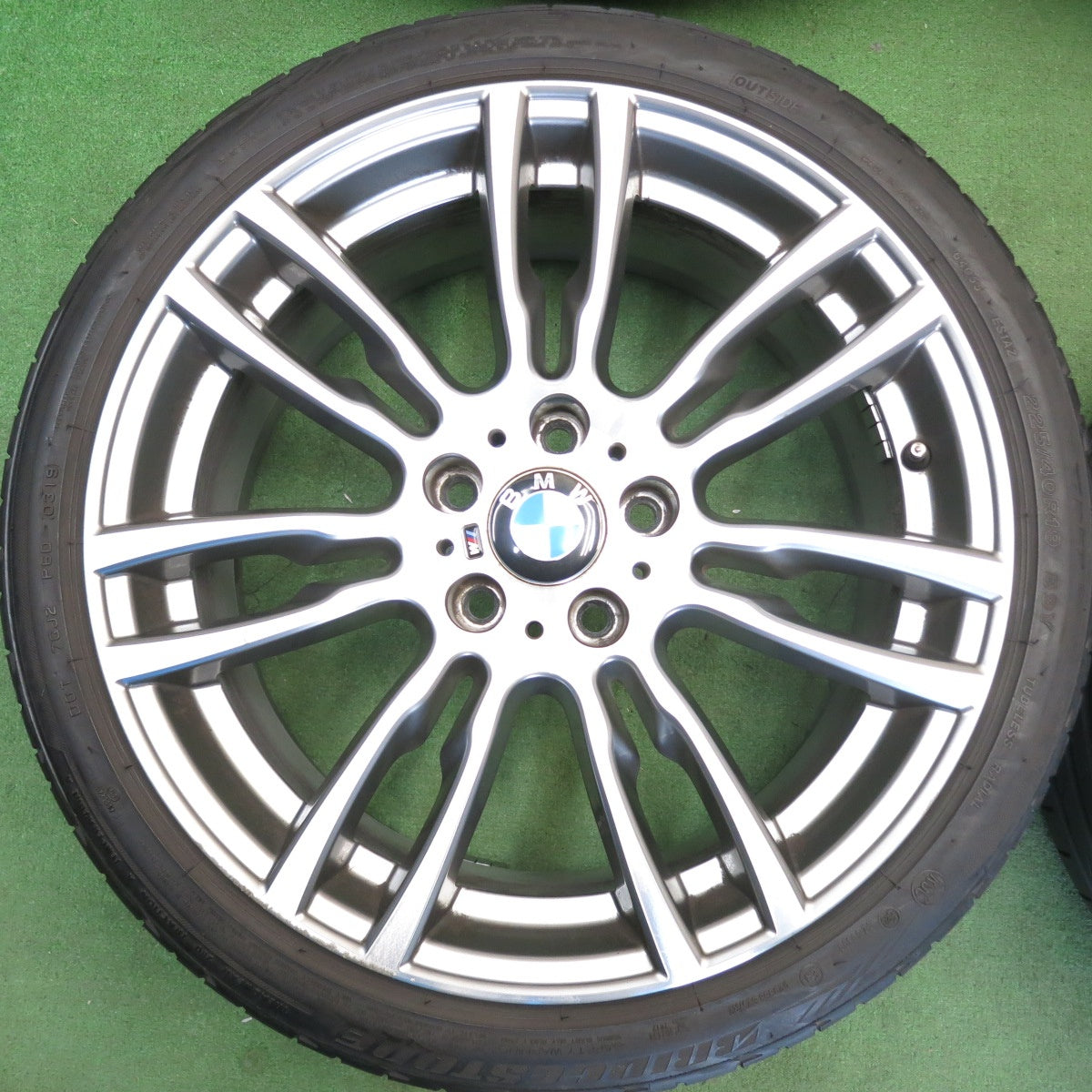 4本価格★BMW F30 F31 3シリーズ Mスポーツ 純正 225/40R19 255/35R19 ブリヂストン ポテンザ S001 RFT ランフラット 19インチ PCD120/5H★6051407HAノ