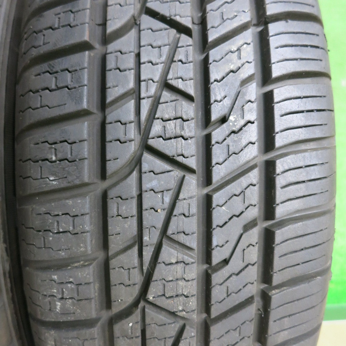 [送料無料] バリ溝！23年！ほぼ10分★スズキ ラパン 純正 155/65R13 ランドセイル 4-SEASONS 13インチ PCD100/4H★4121402NJノ