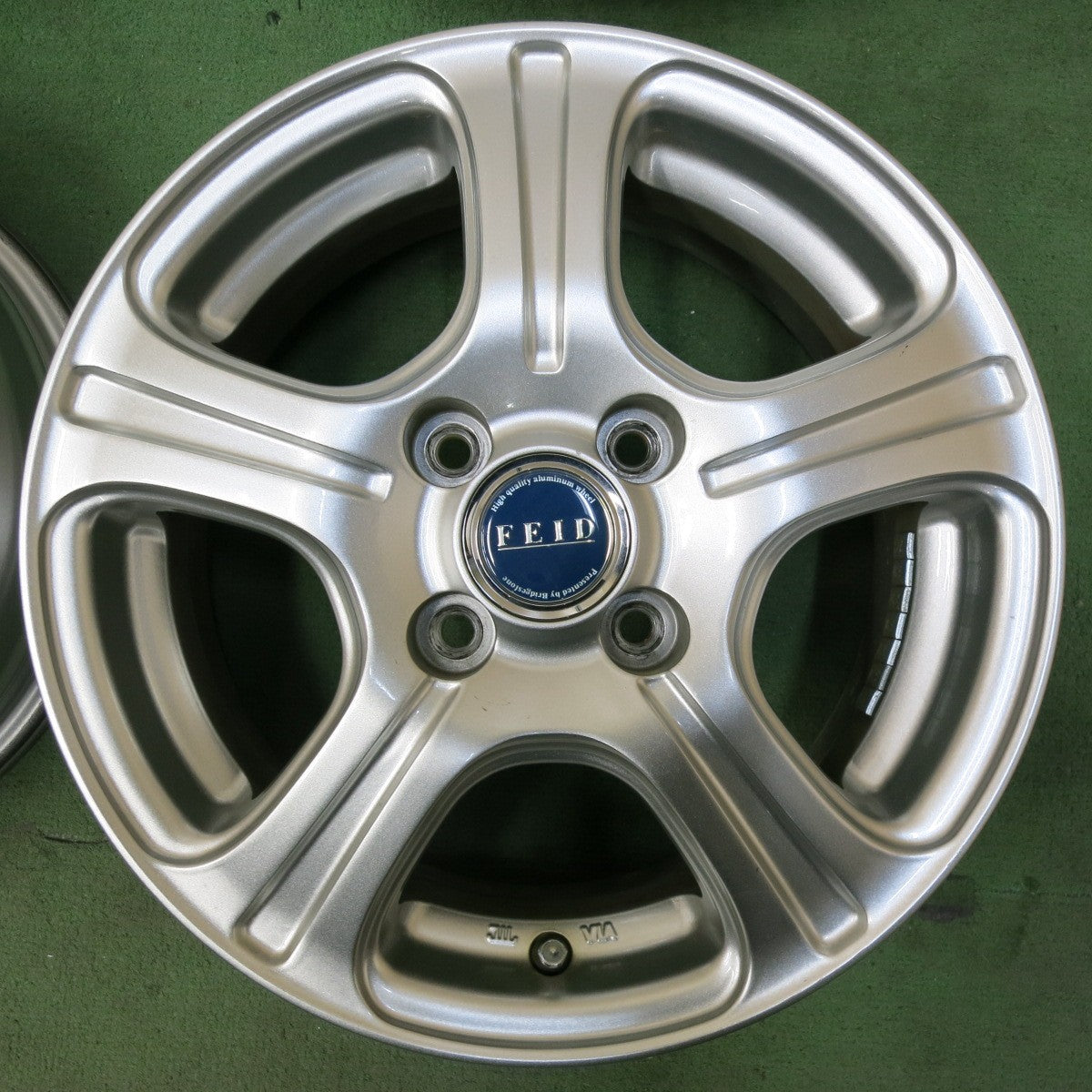 キレイ☆FEID ブリヂストン製 ホイール 14インチ 14×5.5J PCD100/4H 