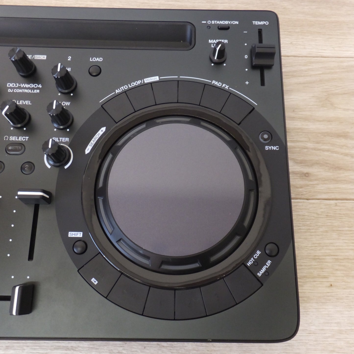[送料無料] 美品★PioneerDJ 18年製 WeDJ対応 2ch DJコントローラー black DDJ-WEGO4-K★