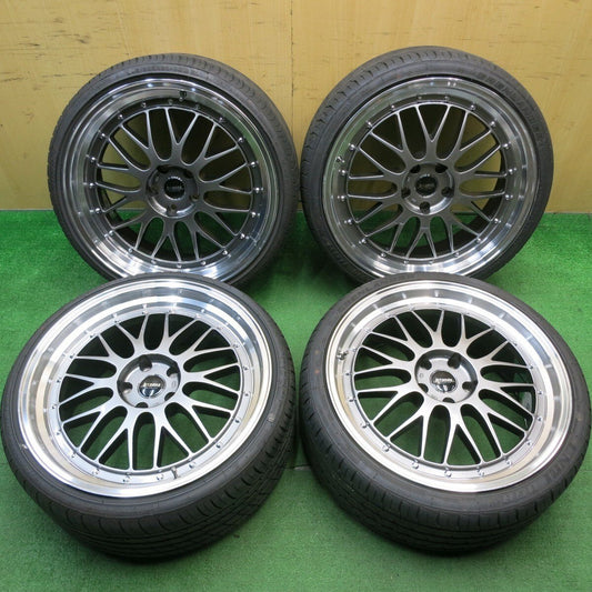 バリ溝 23年 綺麗 9.5分★Levanna V10-EX 225/35R20 245/30R20 グリンランダー ENRI U08 L-ZEAL 56 PCD114.3/5H★5032901NJノ