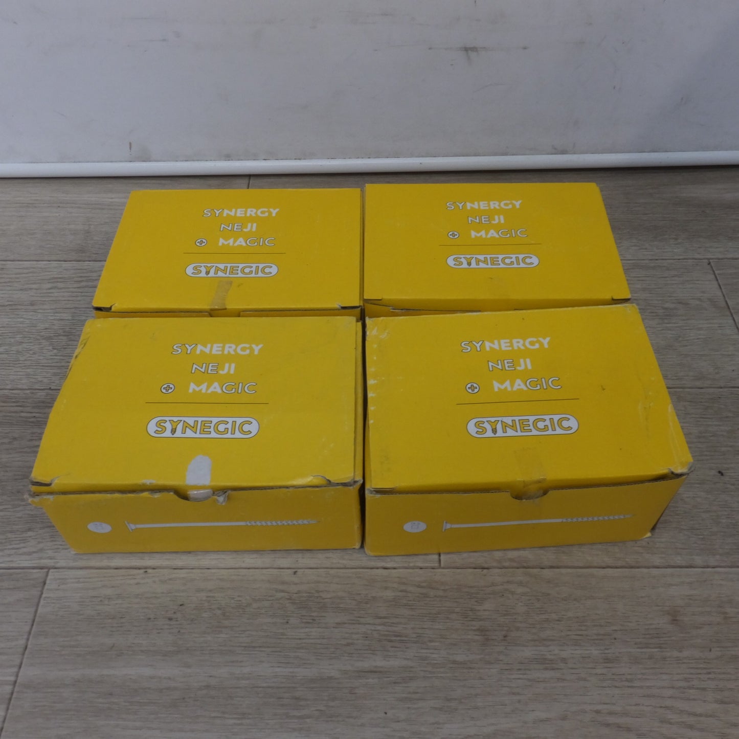 [送料無料] 未使用★シネジック SYNEGIC タルキックII TK5-105II 5.5×105mm 100本 4箱　垂木 ～60mm 軸組工法用★