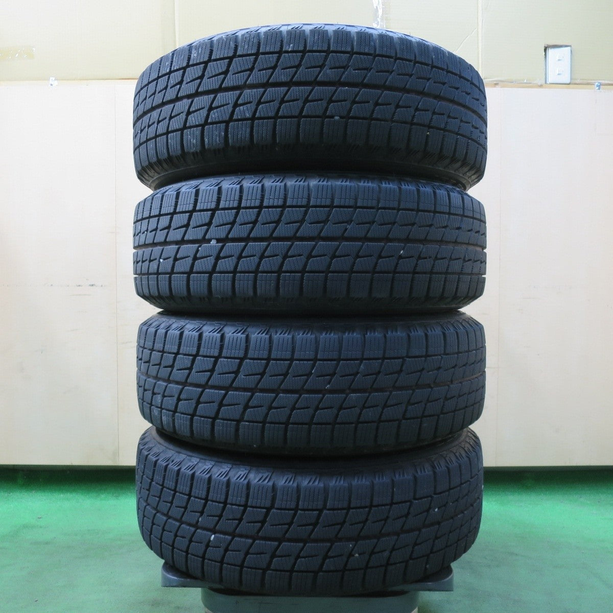 バリ溝！キレイ！9分★スタッドレス 195/65R15 アイスエスポルテ e:vance HA1 エヴァンス 15インチ PCD114.3/5H★5012511イス