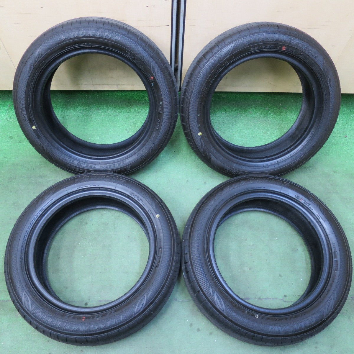 新車外し！25年★155/65R14 ダンロップ エナセーブ EC300+ タイヤ 14インチ デイズ ムーヴ ルークス タント ワゴンR 等★5120601イノタ