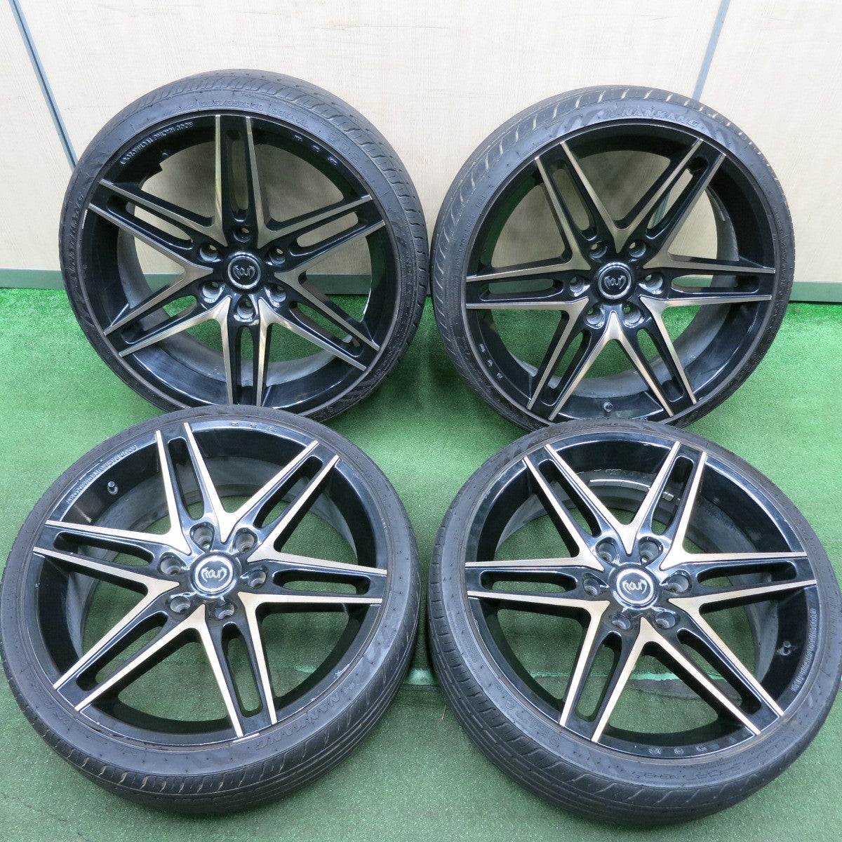 *送料無料* 4本価格！21年★Roud RACING BONZO 225/35R20 ナンカン NOBLE SPORT NS-20 ラウド 20インチ PCD139.7/6H★4051305HAノ