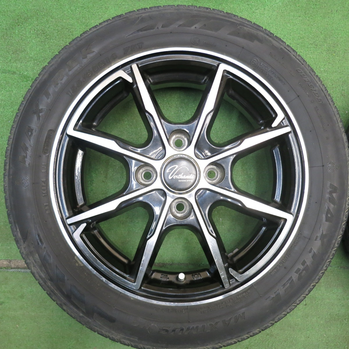 4本価格！23年★155/65R14 マックストレック MAXIMUS M2 Verthandi ヴェルザンディ マキシマス 14インチ PCD100/4H★6050507HAノ