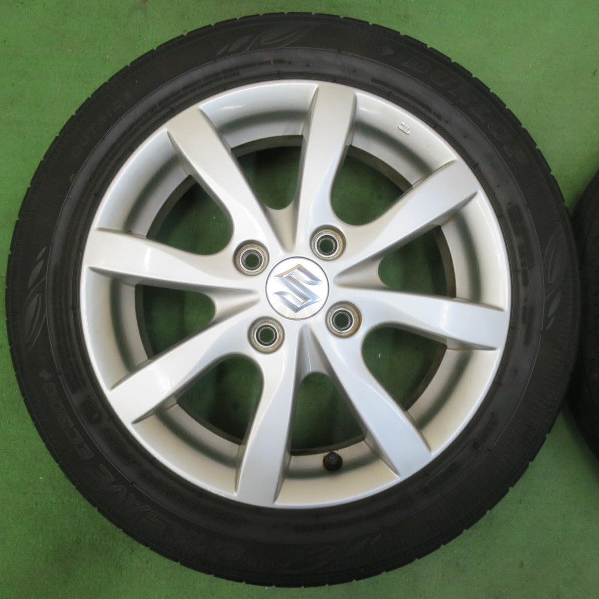 [送料無料] 4本価格★スズキ MH34S ワゴンR スティングレー 純正 155/65R14 ダンロップ エナセーブ EC300+ 14インチ PCD100/4H★5033108イノ
