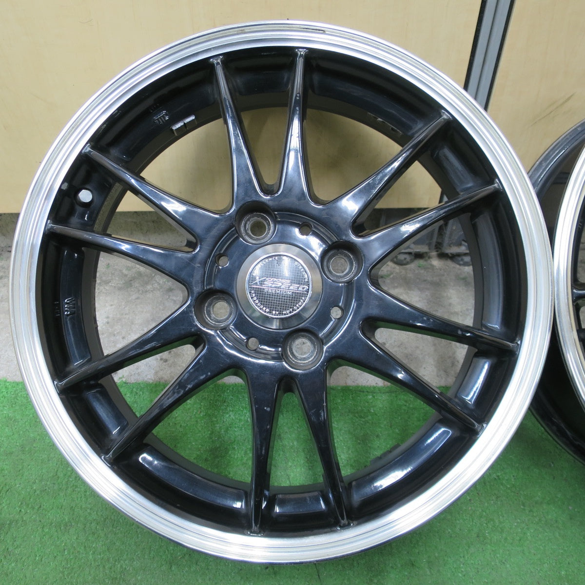 4本価格★X CROSS SPEED PREMIUM HOT STUFF 15インチ ホイール クロススピード ホットスタッフ 15×4.5J PCD100/4H★6052502NGホ