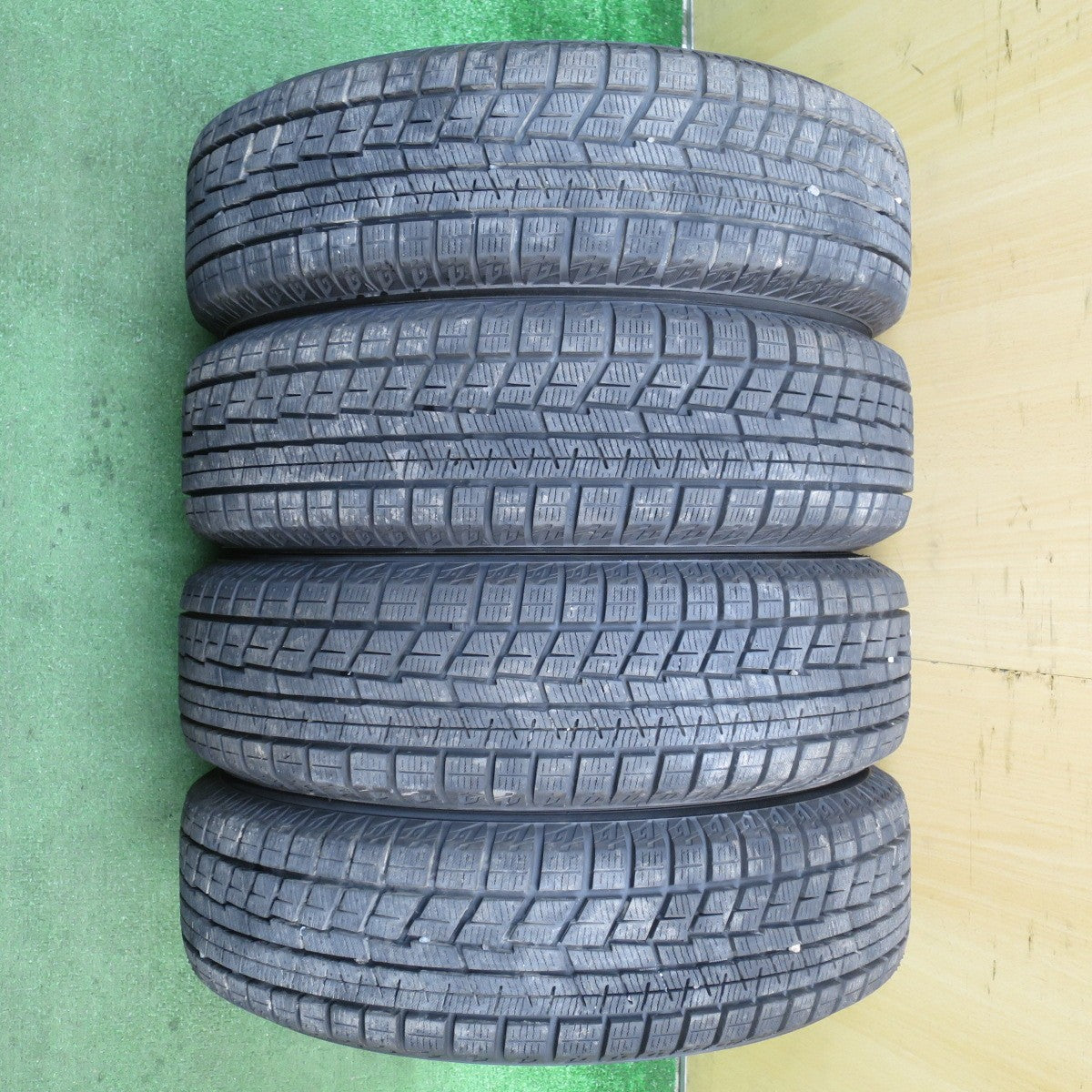 バリ溝！21年！9.5分★スタッドレス 155/65R13 ヨコハマ アイスガード iG60 FEID フェイド 13インチ PCD100/4H★5062703NJス