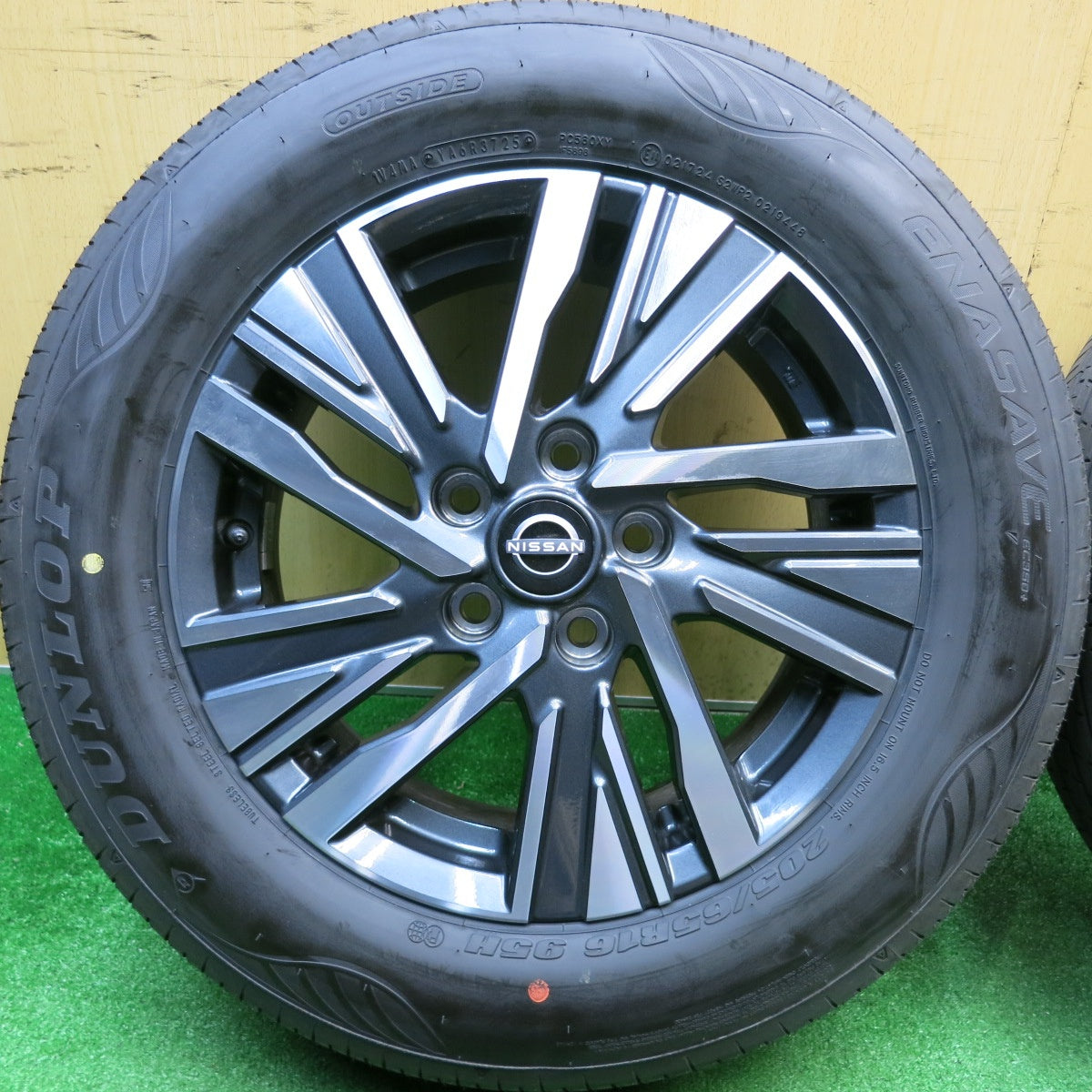 新車外し！25年★日産 C28 セレナ 純正 205/65R16 ダンロップ エナセーブ EC350+ 16インチ PCD114.3/5H★6010205HAノ