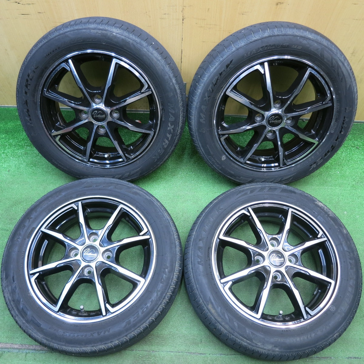 4本価格！23年★155/65R14 マックストレック MAXIMUS M2 Verthandi ヴェルザンディ マキシマス 14インチ PCD100/4H★6050507HAノ