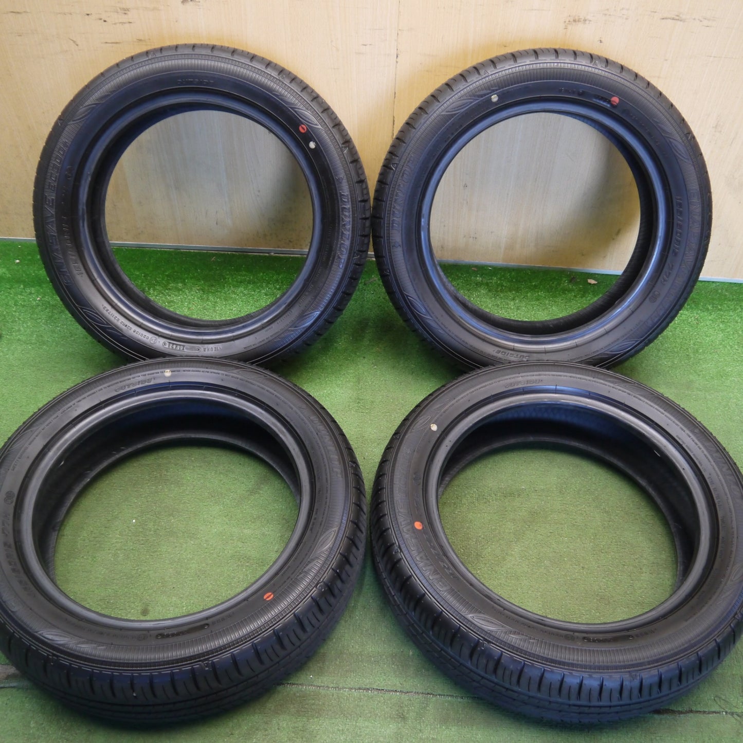 新車外し！26年★165/60R15 ダンロップ エナセーブ EC300+ タイヤ 15インチ ハスラー フレアクロスオーバー デリカミニ 等★6061505Hノタ