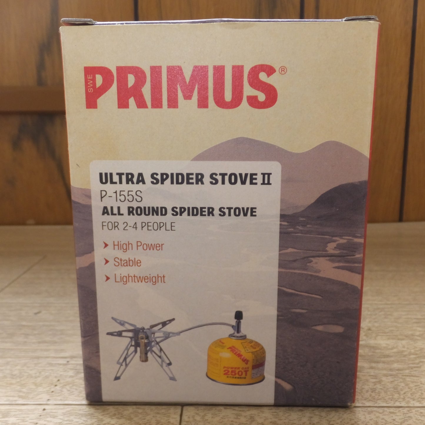 [送料無料] 未使用★プリムス PRIMUS ウルトラスパイダーストーブII P-155S　カートリッジガスこんろ 分離型 屋外使用専用★