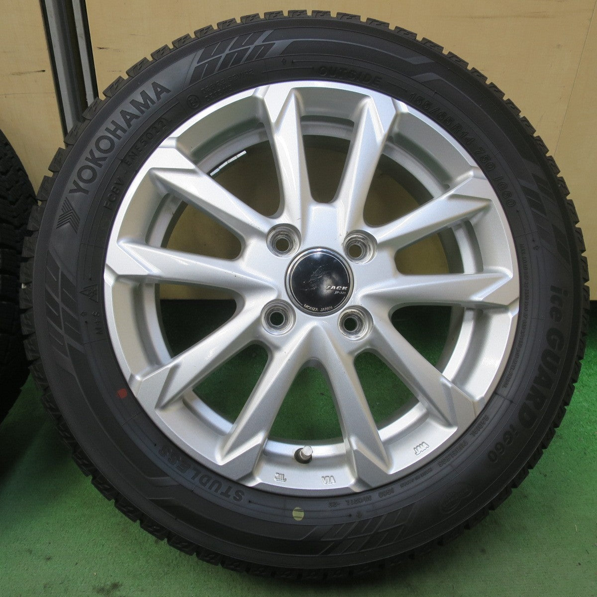 バリ溝！22年！9分◎スタッドレス 155/65R14 ヨコハマ アイスガード iG60 ブリヂストン ブリザック VRX2 ZACK JP-325 MONZA ザック モンツァ 14インチ PCD100/4H◎6080901イス