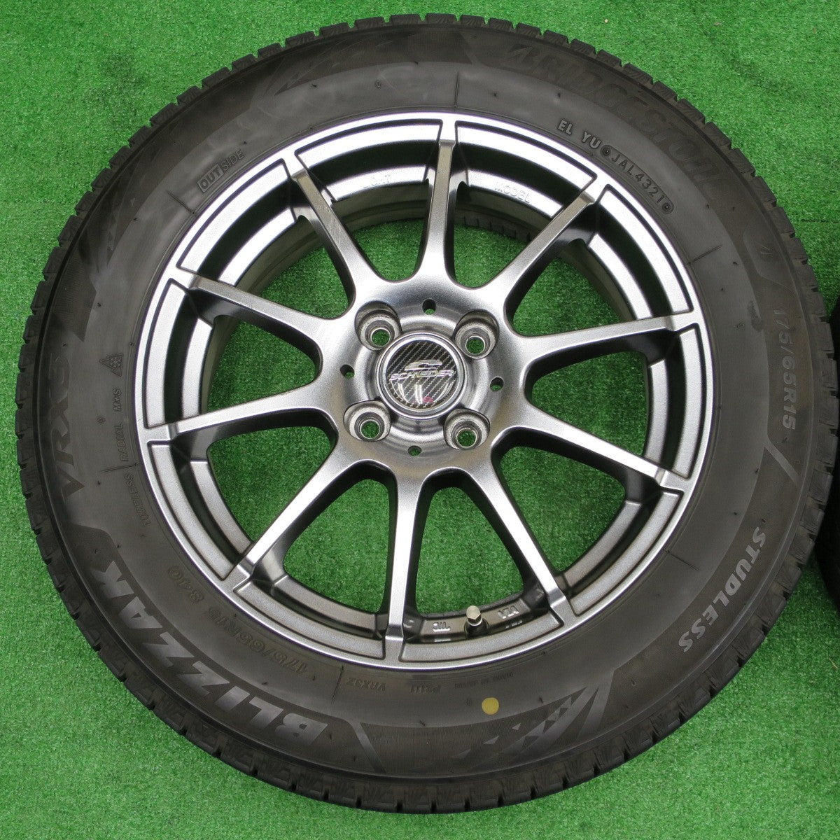 4本価格★スタッドレス 175/65R15 ブリヂストン ブリザック VRX3 SCHNEIDER MiD シュナイダー 15インチ PCD100/4H★5122902NKス