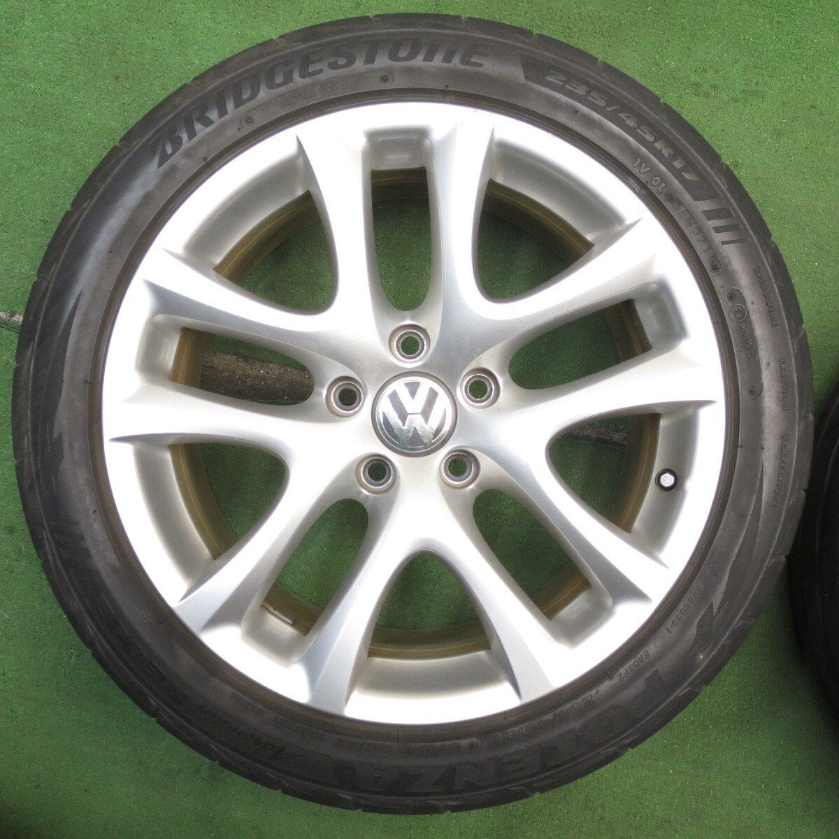 4本価格★ワーゲン シロッコ 純正 235/45R17 ブリヂストン ポテンザ RE003 17インチ PCD112/5H★5071103NJノ
