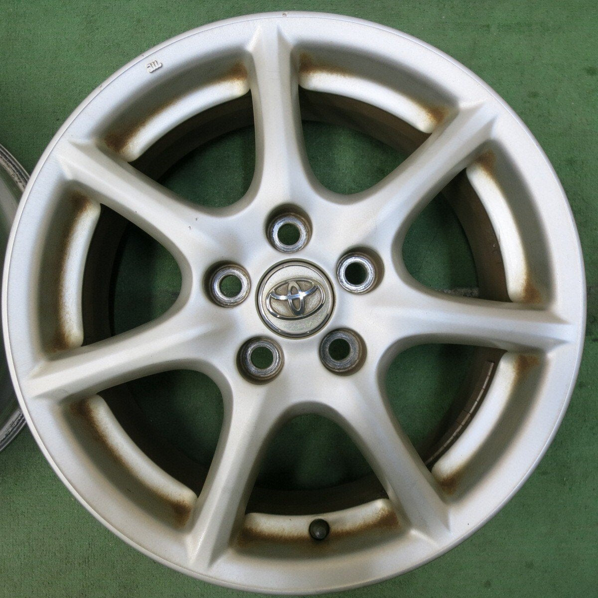 4本価格★トヨタ 50系 エスティマ 純正 ホイール 17インチ 17×7J PCD114.3/5H★5021406SYホ