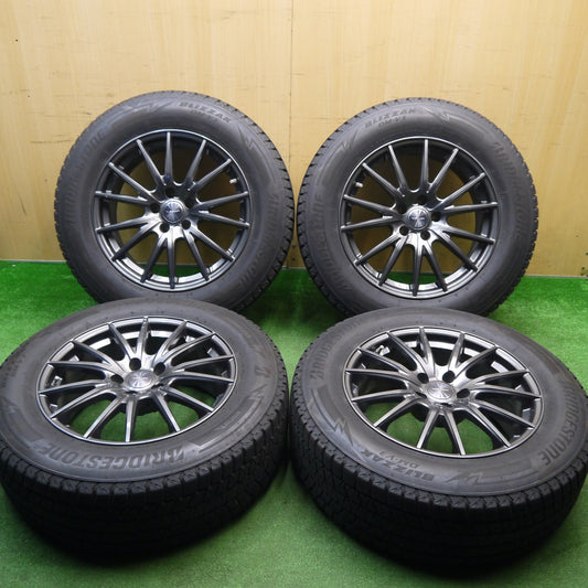 センサー付！バリ溝！21年！キレイ！8.5分★レクサス NX 等 235/65R18 スタッドレス ブリヂストン ブリザック DM-V3 VELVA SPORT ヴェルヴァ 18インチ PCD114.3/5H★5120307Hス