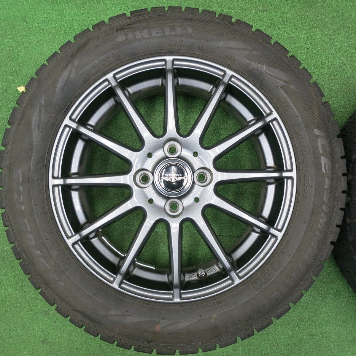 キレイ★スタッドレス 175/65R15 ピレリ アイスアシンメトリコ プラス TEAD テッド 15インチ PCD100/4H★4121401NJス