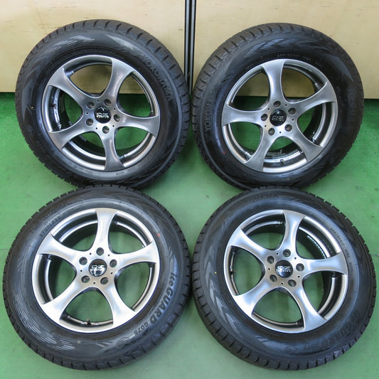 バリ溝！ほぼ10分★BMW 等 EURODESIGN O・Z 235/60R17 スタッドレス ヨコハマ アイスガード G075 17インチ ユーロデザイン PCD120/5H★5052701イス