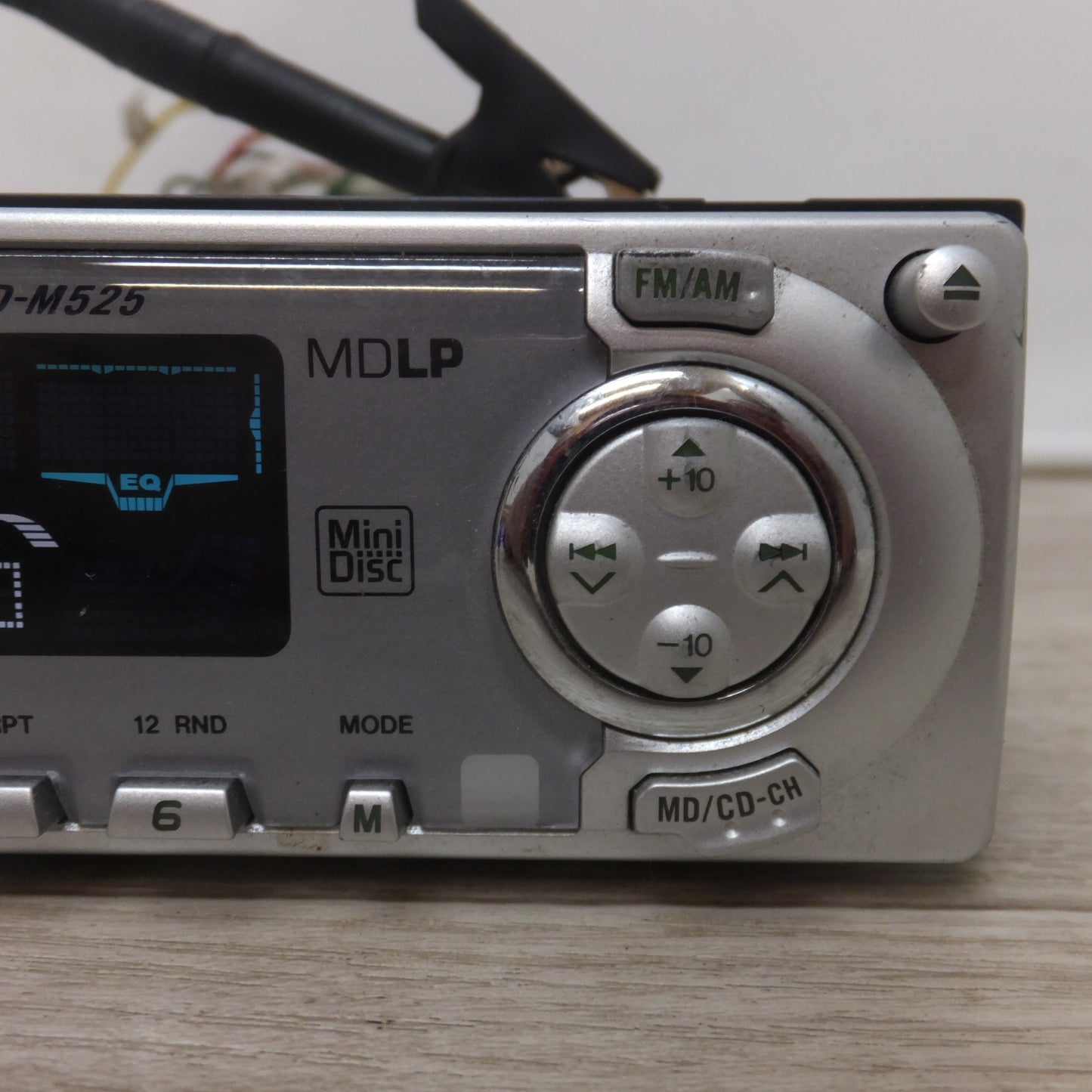 [送料無料] ★日本ビクター JVC カーオーディオ 1DIN コンポKD-M525-S MDプレーヤー[40]★