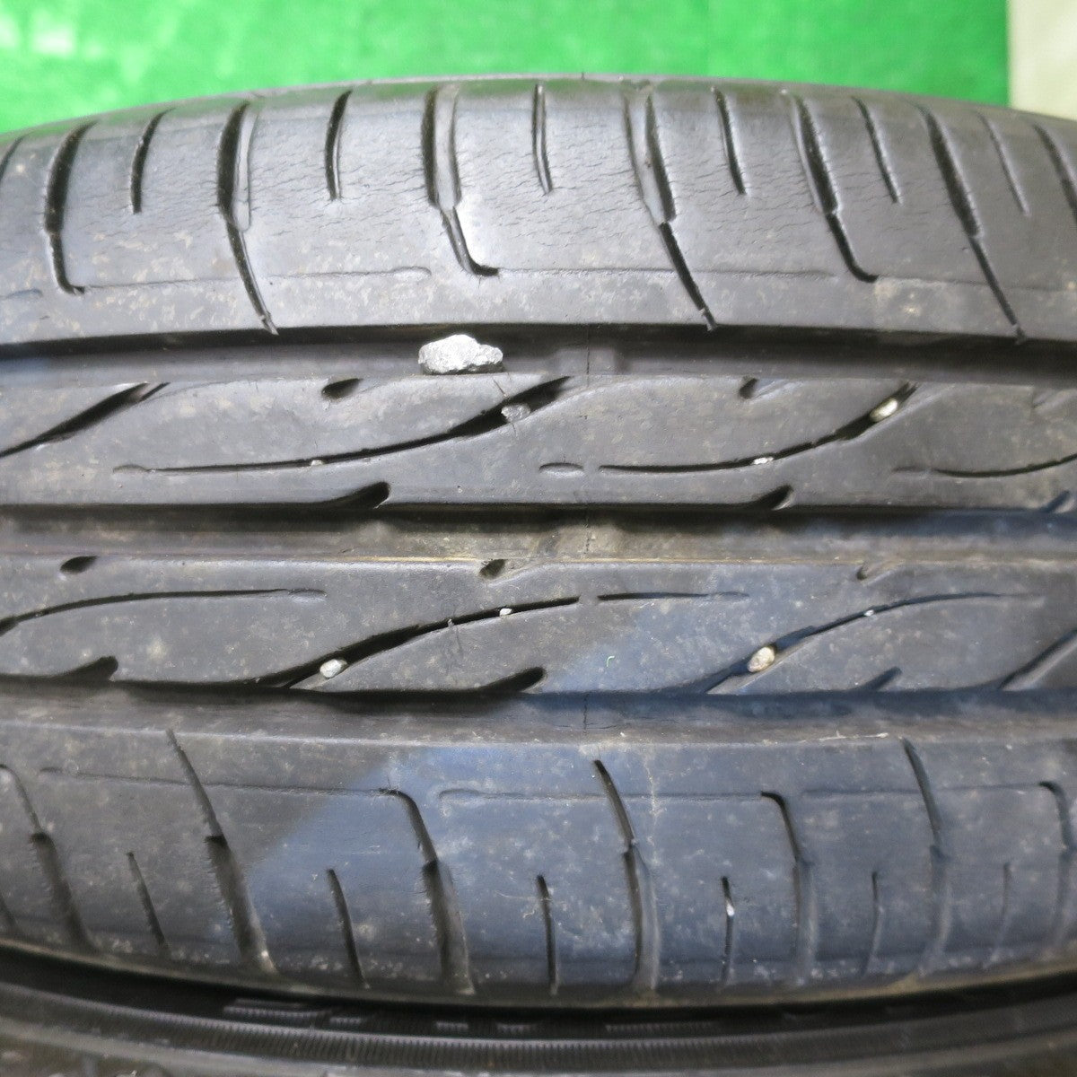 バリ溝！8.5分★スバル R1 純正 155/60R15 ダンロップ エナセーブ EC203 15インチ PCD100/4H★5101104NJノ
