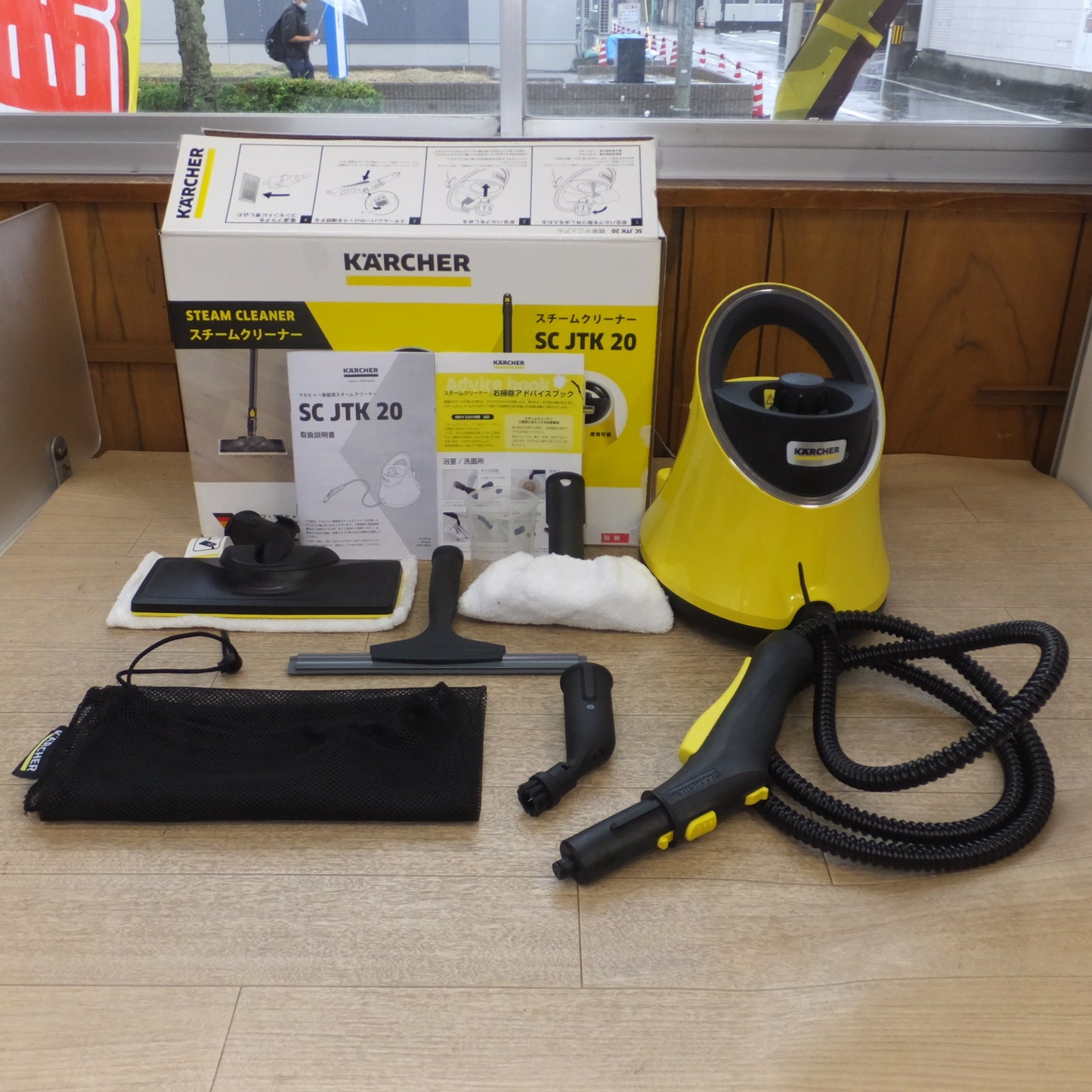 [送料無料] 美品★ケルヒャー KARCHER スチームクリーナー SC JTK 20 1.513-242.0　100V～ 50-60Hz 1500W★